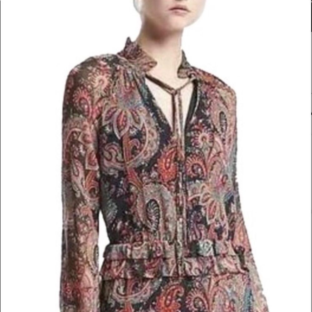 Olivia Palermo for Banana Republic paisley maxi